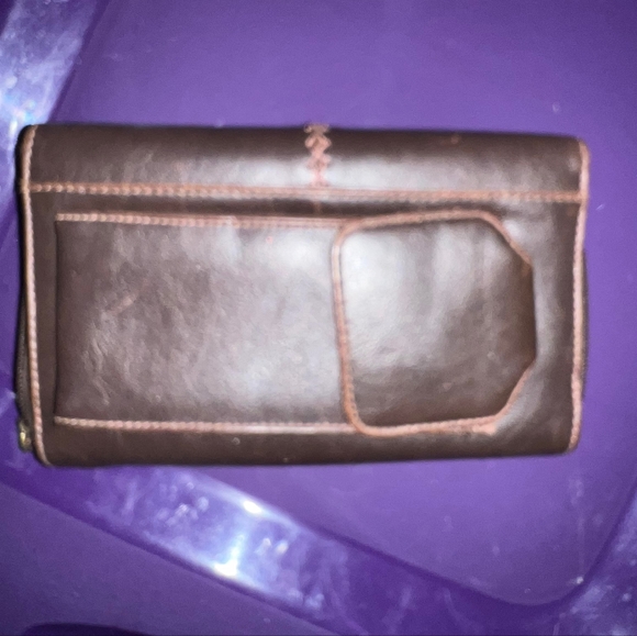 Brown Leather Large Wallet - Picture 2 of 10